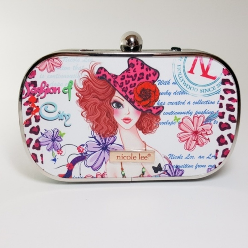 Nicole lee Briar Hard Case mini clutch